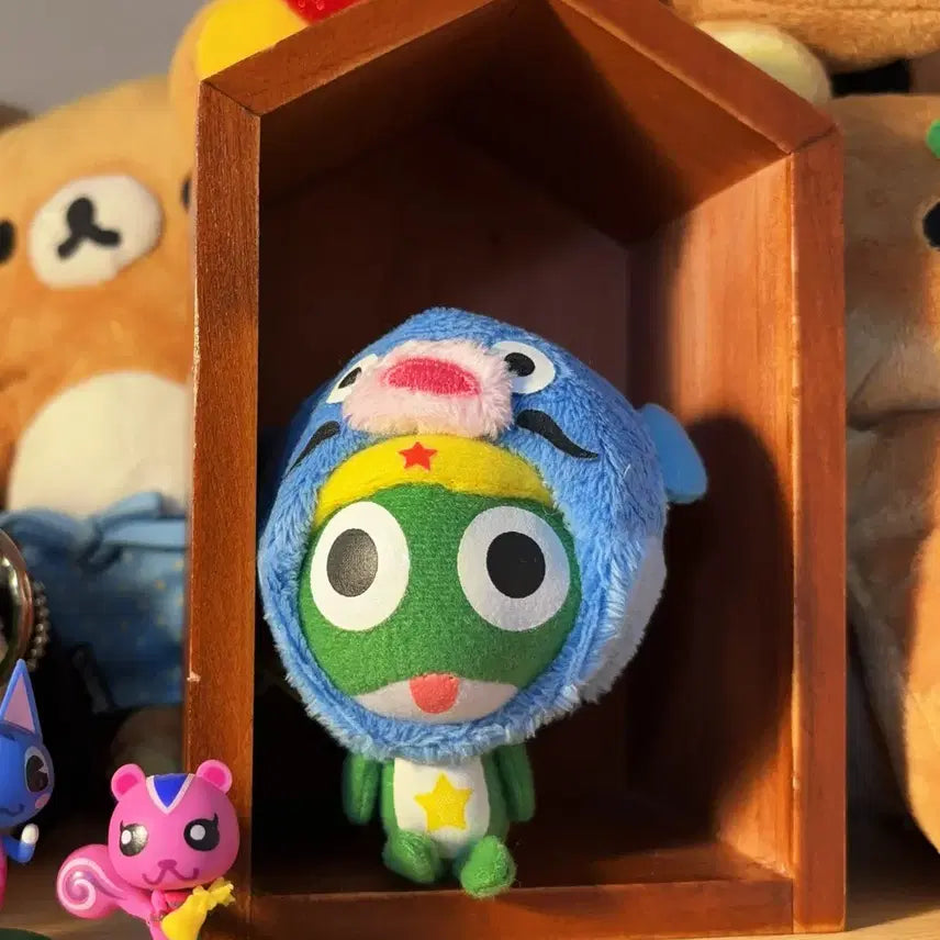 [BUNJANG] Retro Keroro Frog Plush Doll / 고전 메기 케로로 인형
