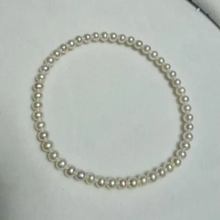 [SOLD OUT] 새상품) 담수진주 3mm+ 팔찌 고무줄 프리사이즈