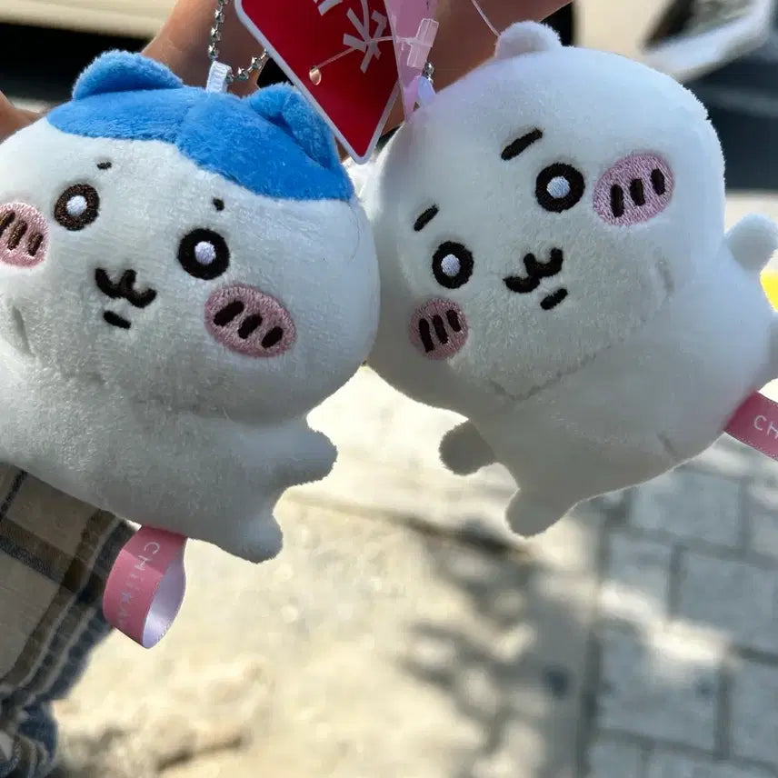 [BUNJANG] Chiikawa Kong-nun Bean Eye Plush Keychain Bundle Set / 치이카와 먼작귀 콩눈 콩알눈 인형 키링 일괄