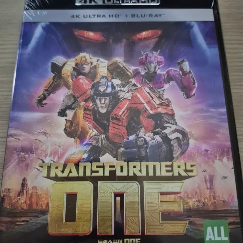 [BUNJANG] Transformers ONE 4K Ultra HD Blu-ray (Sealed) / 트랜스포머 ONE 4K Ultra HD 블루레이 미개봉