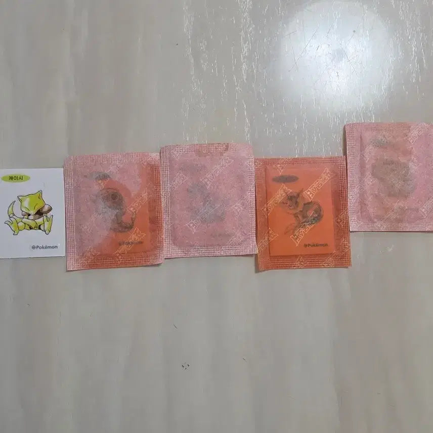 [BUNJANG] Pokemon TCG Sticker Bundle Set / 캐이시 캐터피 구구 샤미드 코뿌리 띠부씰 일괄로 팝니다