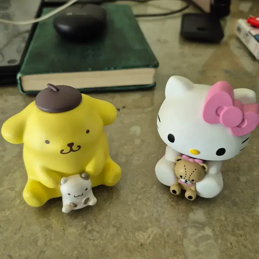 [BUNJANG] Hello Kitty &amp; Pompompurin Figure Set / 헬로키티 폼폼푸린 피규어 세트