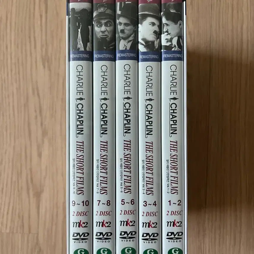 [BUNJANG] Charlie Chaplin Edition Short Films Collection (10 Disc) DVD / 찰리 채플린 에디션 단편 컬렉션 (10disc) DVD 새상품