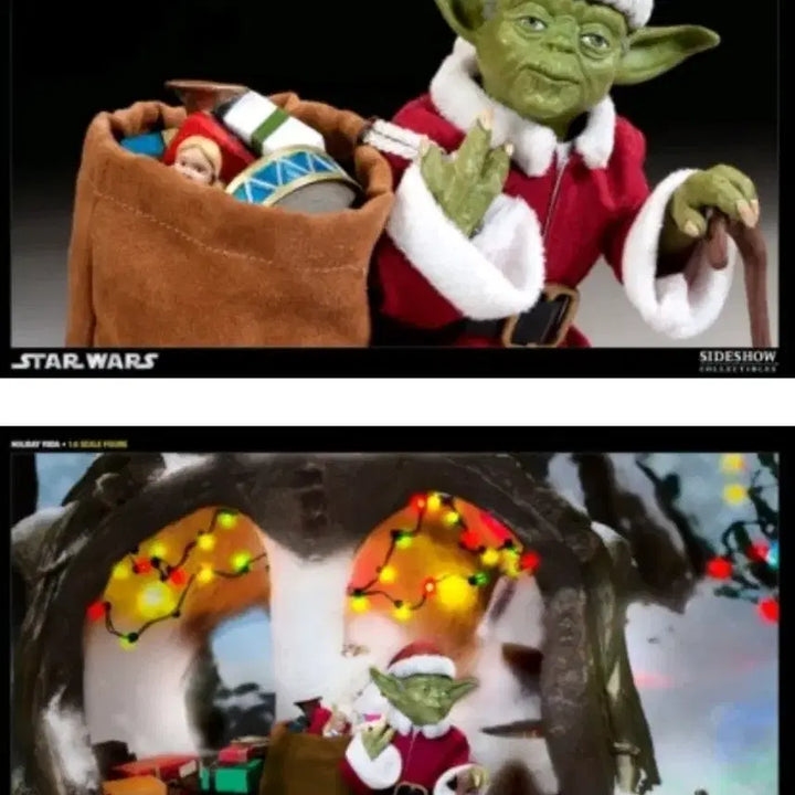 [BUNJANG] Sideshow Star Wars Yoda Holiday Special 1:6 Scale Figure / 핫토이 x 사이드쇼 스타워즈 요다 홀리데이 스페셜 1:6