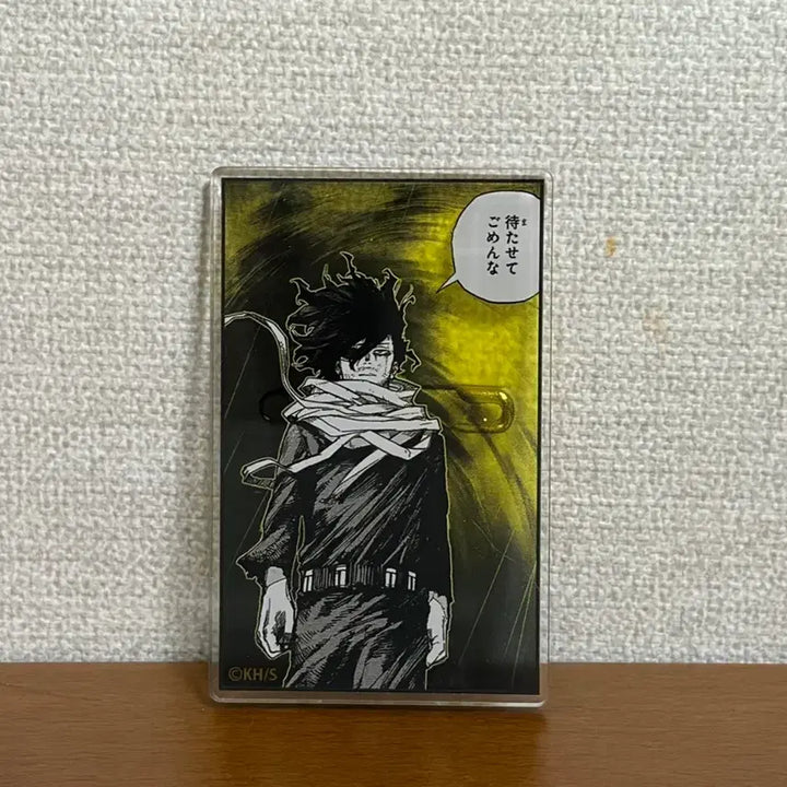 [BUNJANG] My Hero Academia Original Drawing Exhibition Aizawa Shota Quote Acrylic Badge Collection / 나의 히어로 아카데미아 원화전 아이자와 쇼타 명언 아크릴 배지 컬렉션