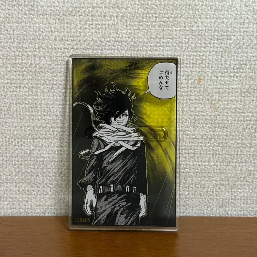 [BUNJANG] My Hero Academia Original Drawing Exhibition Shota Aizawa Quote Acrylic Badge Collection / 나의 히어로 아카데미아 원화전 아이자와 쇼타 명언 아크릴 배지 컬렉션