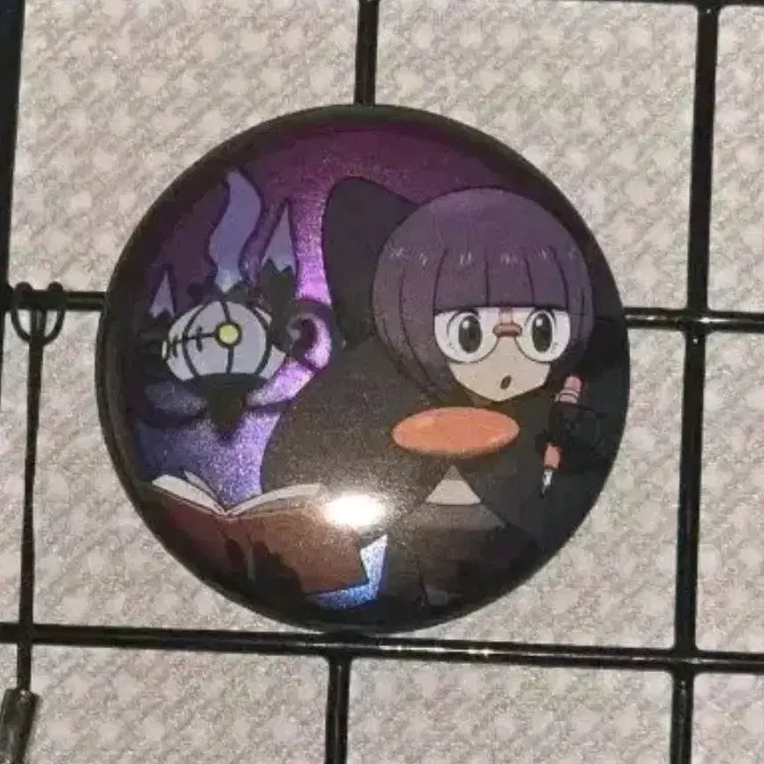 [BUNJANG] Pokemon Chandelure Can Badge / 포켓몬스터 망초 샹델라 캔뱃지
