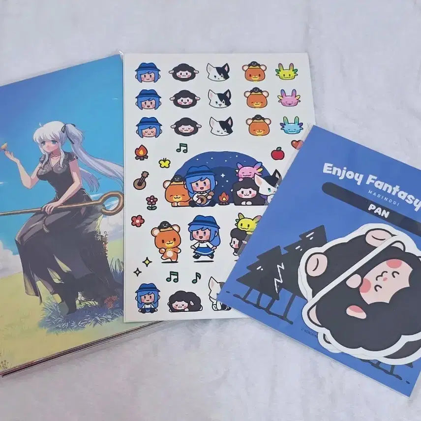 [BUNJANG] Mabinogi Poster Card Set + Bonus / 마비노기 포스터 카드 세트 +덤