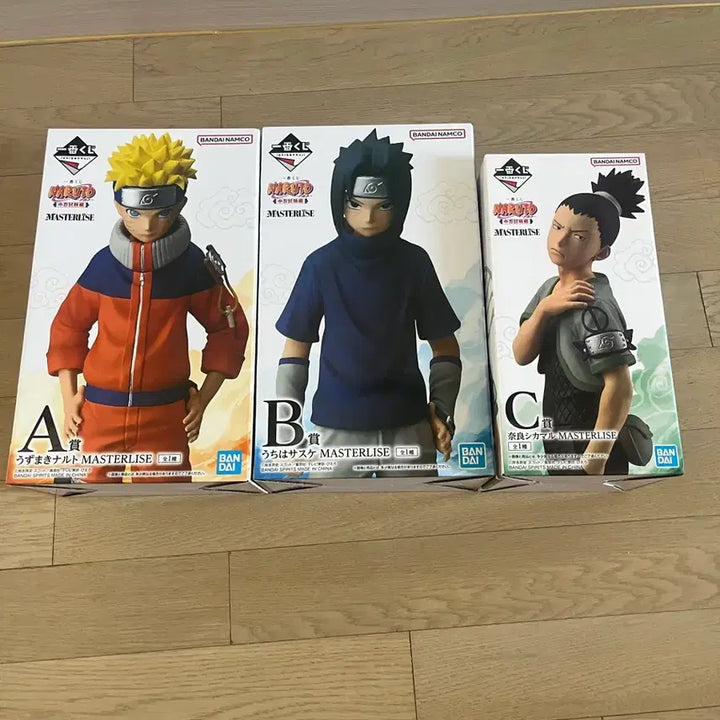 [BUNJANG] Naruto Ichiban Kuji Figures (A, B, C) Bundle Set - Sealed / 미개봉) 나루토 이치방쿠지 중닌 A B C 일괄판매