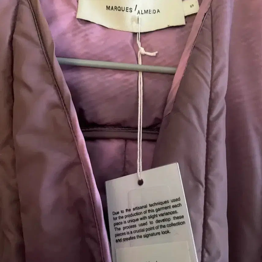 [BUNJANG] Marques Almeida Purple Quilted Jacket / 마르케스 알메이다 퍼플 퀼팅 자켓