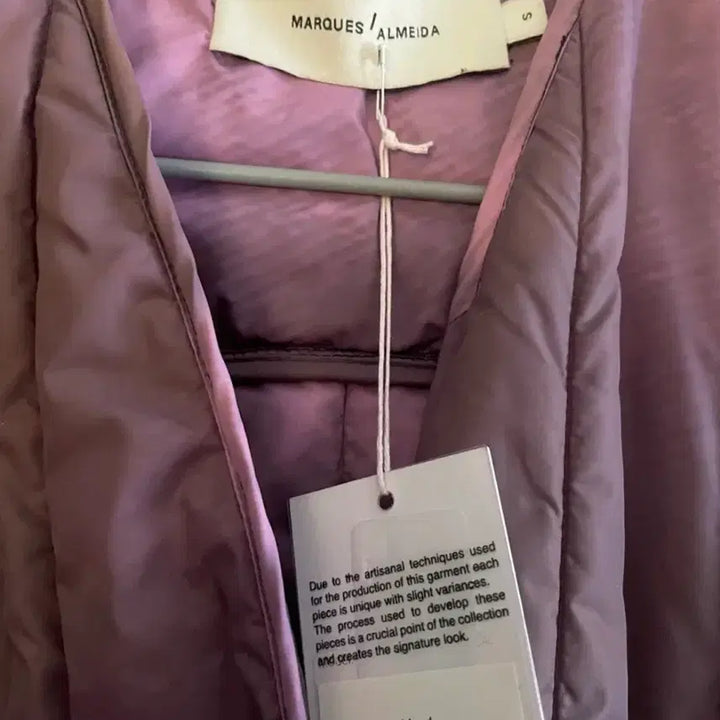 [BUNJANG] Marques Almeida Purple Quilted Jacket / 마르케스 알메이다 퍼플 퀼팅 자켓