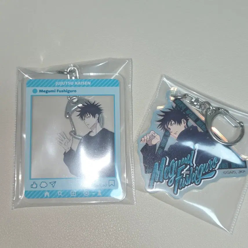 [BUNJANG] Jujutsu Kaisen Fushiguro Megumi Acrylic Keychain Bundle Set / 주술회전 후시구로 메구미 아크릴 키링 일괄