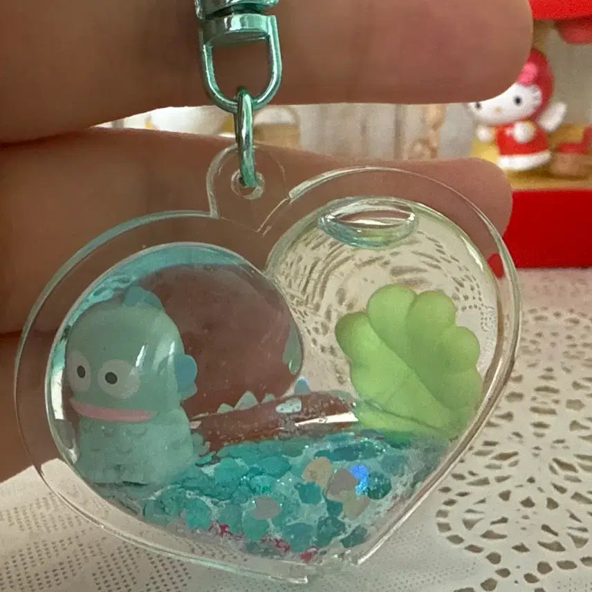 [BUNJANG] Hangyodon Heart Shaker Keyring / 하트 쉐이커 키링 한교동 새상품