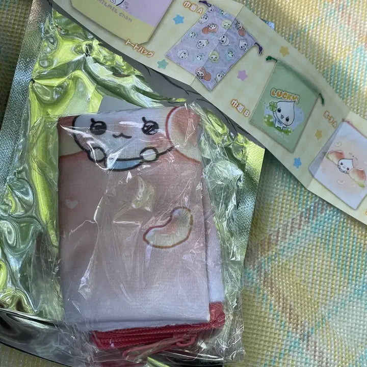 [BUNJANG] Shizukuchan Milk-kun Peach Pouch / 시즈쿠짱 밀크군 파우치