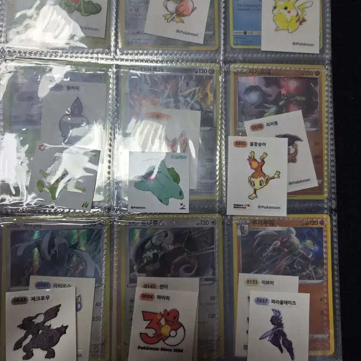 [BUNJANG] Pokemon 30th Anniversary Sticker Set / 30주년 띠부실