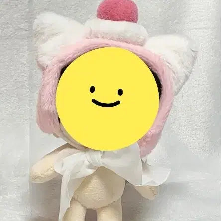 [BUNJANG] 10cm Doll Strawberry Soda Headress + Tail / 10cm 인형옷 딸기소다 헤드드레스+꼬리