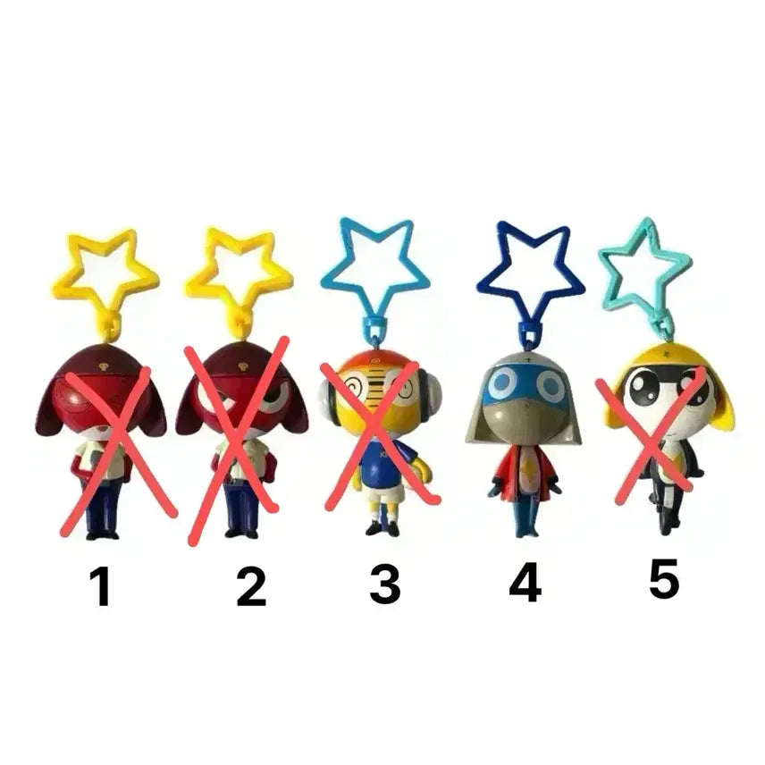 [BUNJANG] Keroro Happy Meal Figure Keychain / 케로로 해피밀 피규어 키링