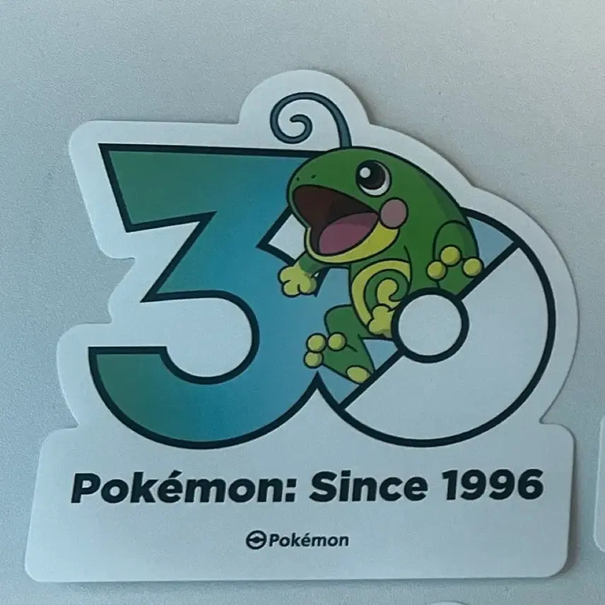 [BUNJANG] Pokemon 30th Anniversary Kingler Sticker / 포켓몬 30주년 기념 스티커 왕구리