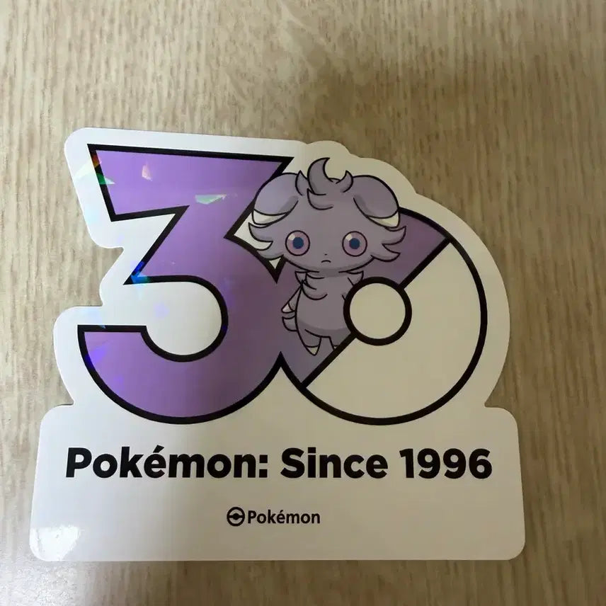 [BUNJANG] Pokemon 30th Anniversary Sticker Nya-Sufer / 포켓몬 30주년 스티커 냐스퍼 판매합니다