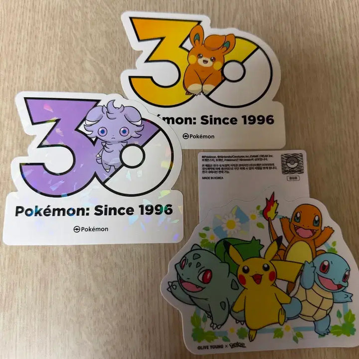 [BUNJANG] Pokemon 30th Anniversary Sticker Nya-Sufer / 포켓몬 30주년 스티커 냐스퍼 판매합니다