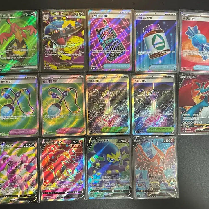 [BUNJANG] Pokemon Cards SR, AR Bundle Set / 포켓몬카드 sr,ar 일괄