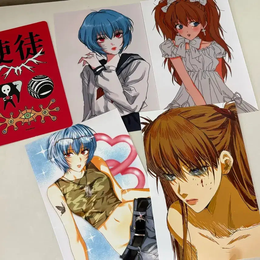 [BUNJANG] Evangelion Eva Paper Goods Bundle Set / 에반게리온 에바 지류 엽서 일괄