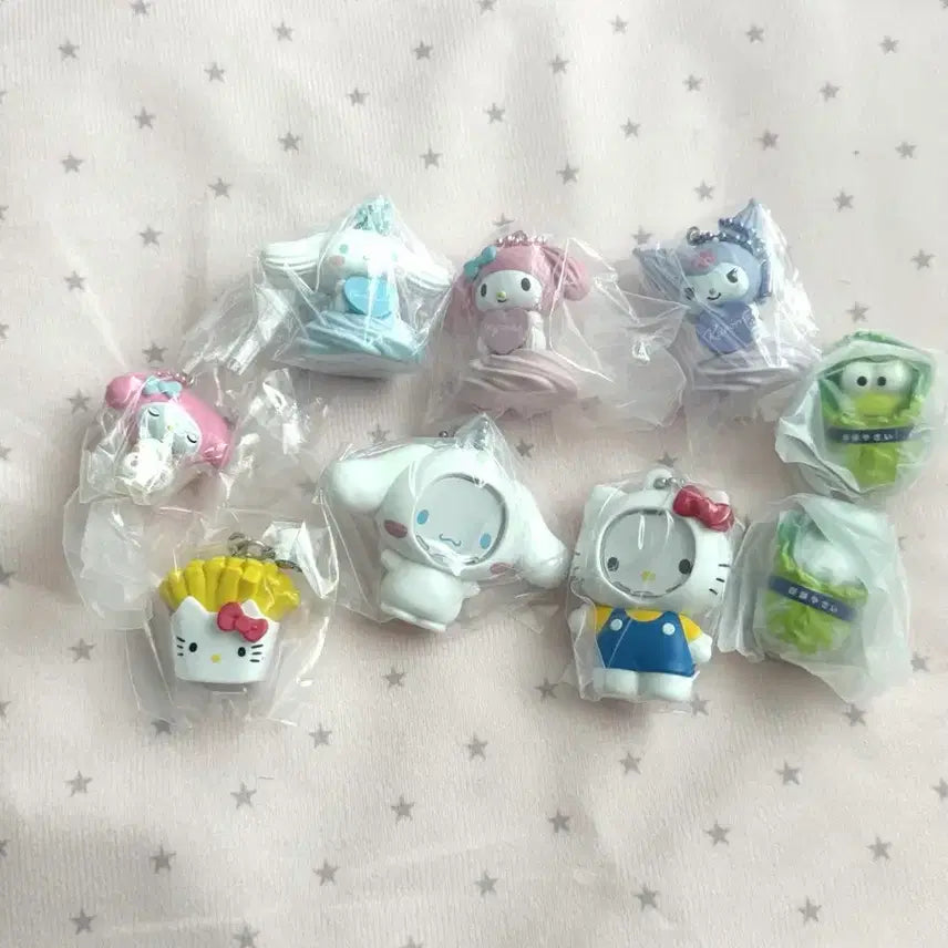 [BUNJANG] Sanrio Gacha Full Set (9 types) / 산리오 가챠 일괄 9종 (포토프레임, 배추 마스코트, 머랭 가챠 등)
