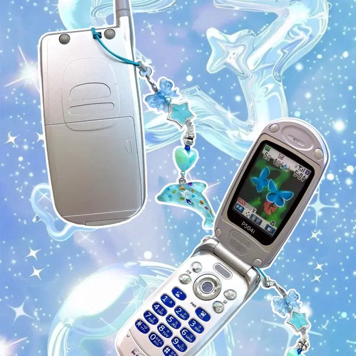 [BUNJANG] Docomo Classic Folder Phone Mock-up (Non-functional) / 도코모 고전 폴더폰 목업폰(작동x)