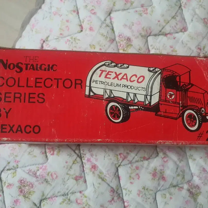 [BUNJANG] Texaco Tanker Truck Vintage Model Minicar Toy Car / TEXACO 탱크로리 빈티지 모형 미니카 장난감차 빈티지
