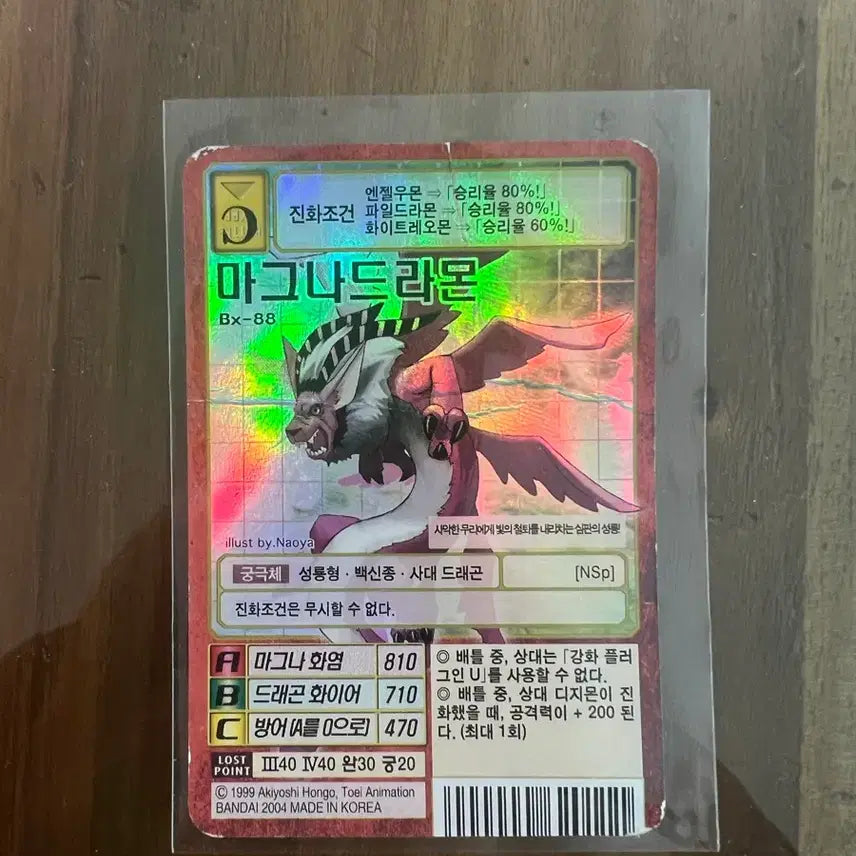 [BUNJANG] Digimon Card MagnaGarurumon Bx-8 / 디지몬 카드 마그나드라몬 Bx-8