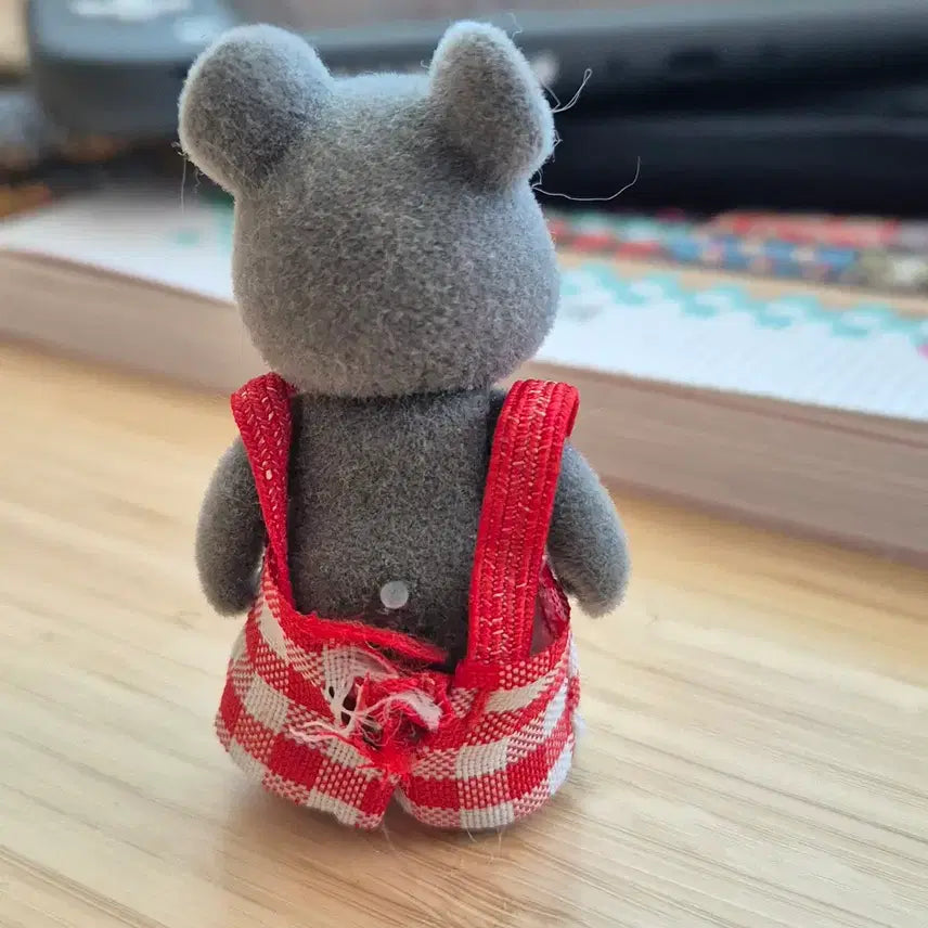 [BUNJANG] Vintage Sylvanian Families Gray Mouse / 빈티지 실바니안 회색 쥐 오빠