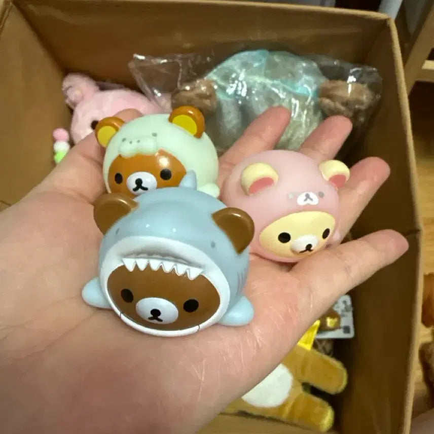 [BUNJANG] Rilakkuma Kogumatai Figure Set / 리락쿠마 코리락 코구마 라이트 가챠