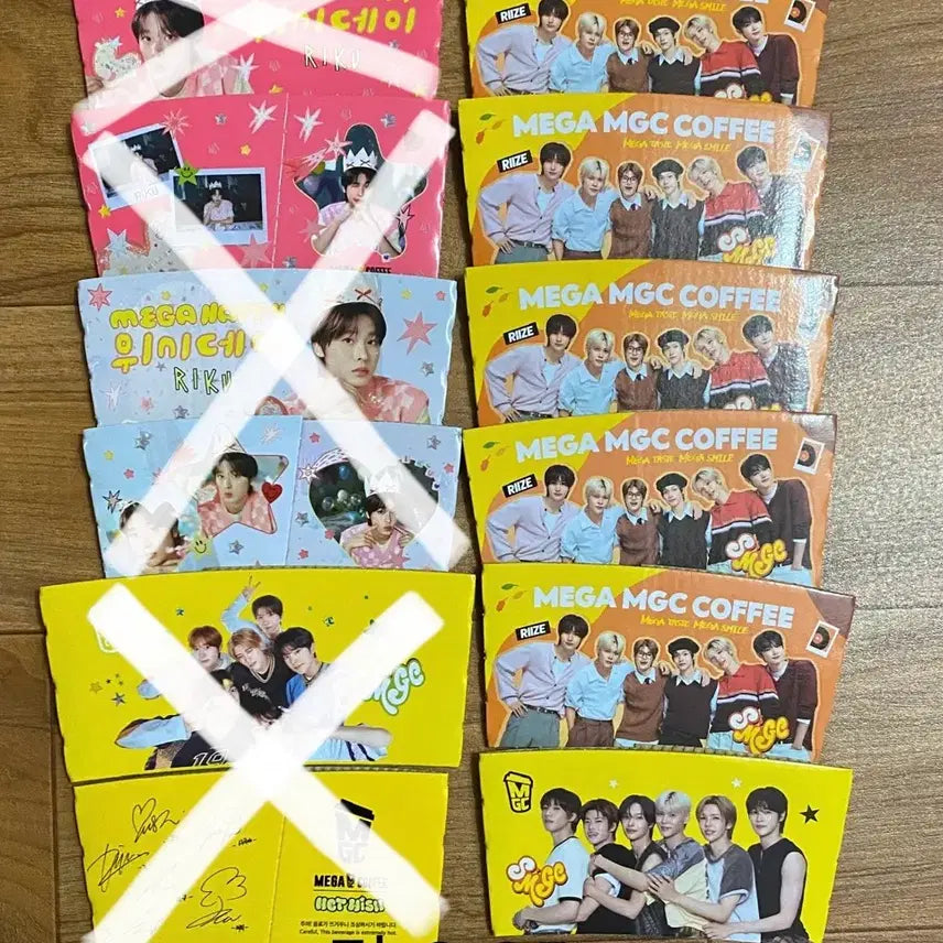 [BUNJANG] NCT WISH MEGU COFFEE Cup Holder Rikyu Proof Photo POB / 엔시티 위시 메가커피 컵홀더, 리쿠 증명사진, 다님 특전 비공굿