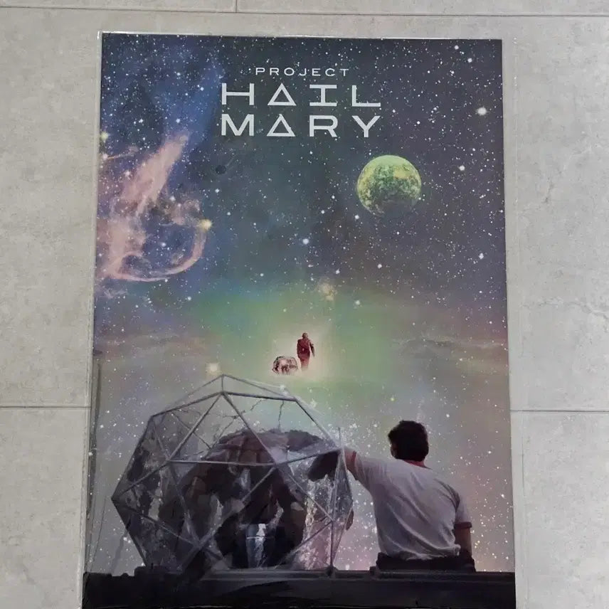 [BUNJANG] Project Hail Mary Grace &amp; Rocky Pet 2nd Hologram Poster / 프로젝트 헤일메리 그레이스&amp;로키 pet 2차 포스터