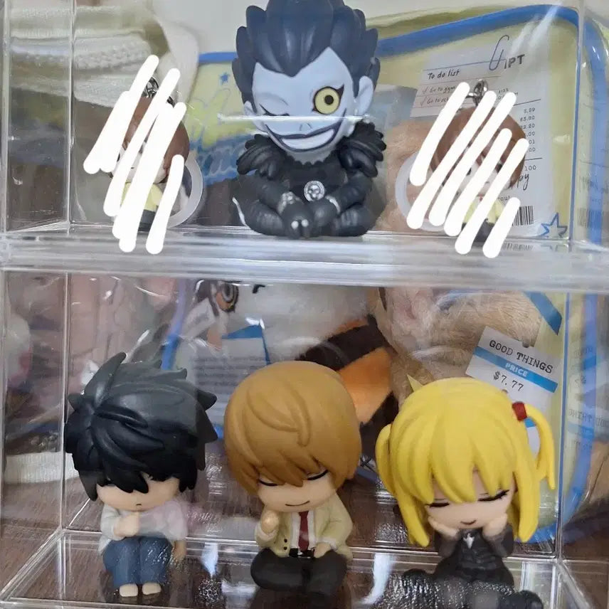 [BUNJANG] Death Note Shoulder Perch Figure Gacha Bundle Set / 데스노트 어깨 쿵 피규어 가챠 일괄