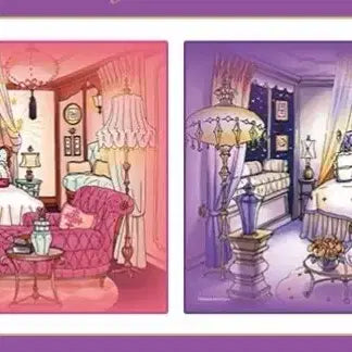 [BUNJANG] Sugar Sugar Rune Pop-up Store Fabric Poster (Chocolat &amp; Vanilla) / 슈가슈가룬 팝업스토어 패브릭포스터 쇼콜라, 바닐라