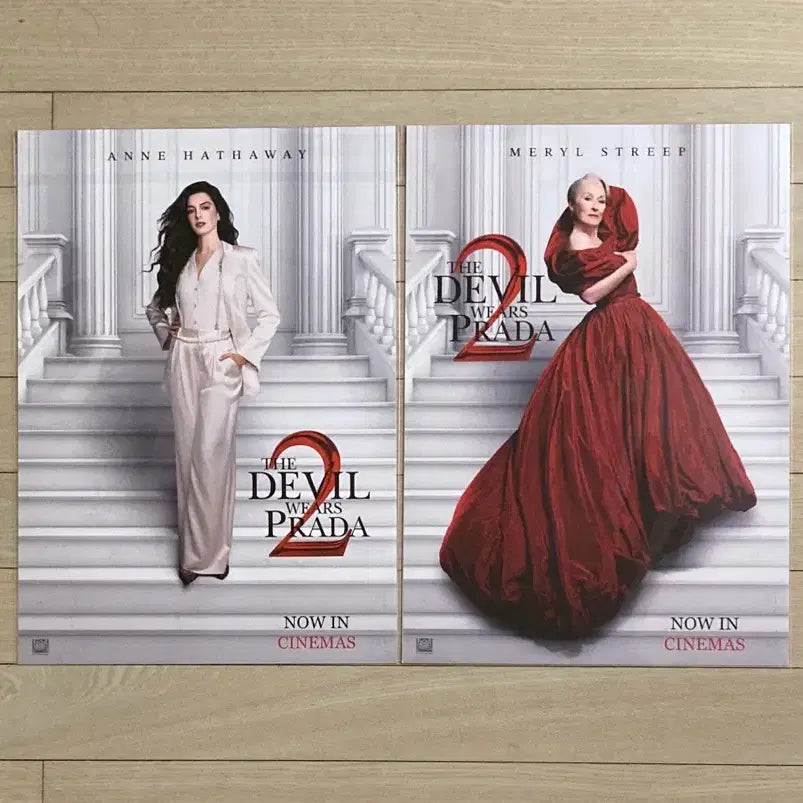 [BUNJANG] The Devil Wears Prada 2 Character Poster &amp; Original Ticket Set / [악마는프라다를입는다2] 미란다+앤디 캐릭터포스터/오리지널티켓