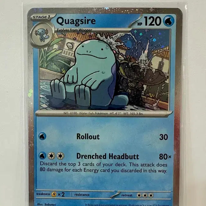 [BUNJANG] Quagsire (SVP 156) Promo English Version / (영판) 누오 Quagsire (SVP 156) 프로모