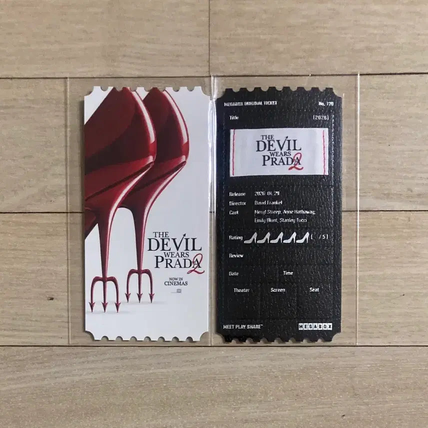 [BUNJANG] The Devil Wears Prada 2 Miranda + Andy Character Poster Original Ticket / [악마는프라다를입는다2] 오리지널티켓/미란다+앤디 캐릭터포스터
