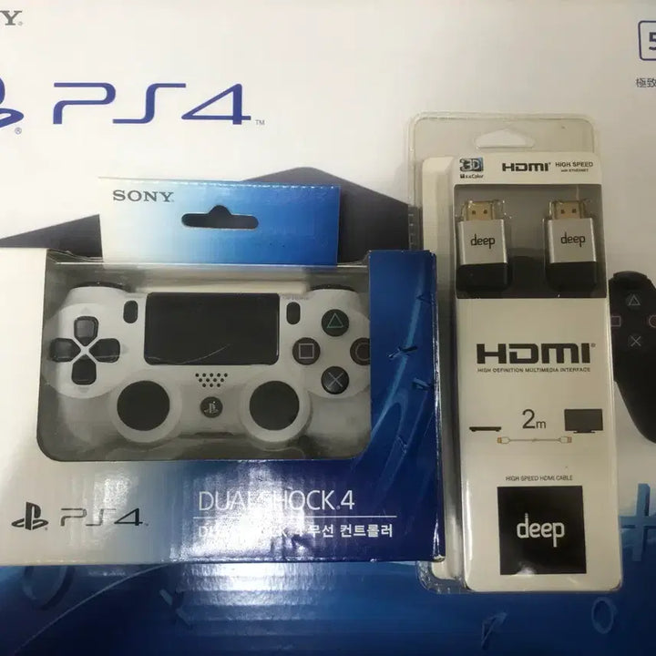 [BUNJANG] PlayStation 4 500GB Jet Black Console with DualShock 4 Controller / 플레이스테이션 4