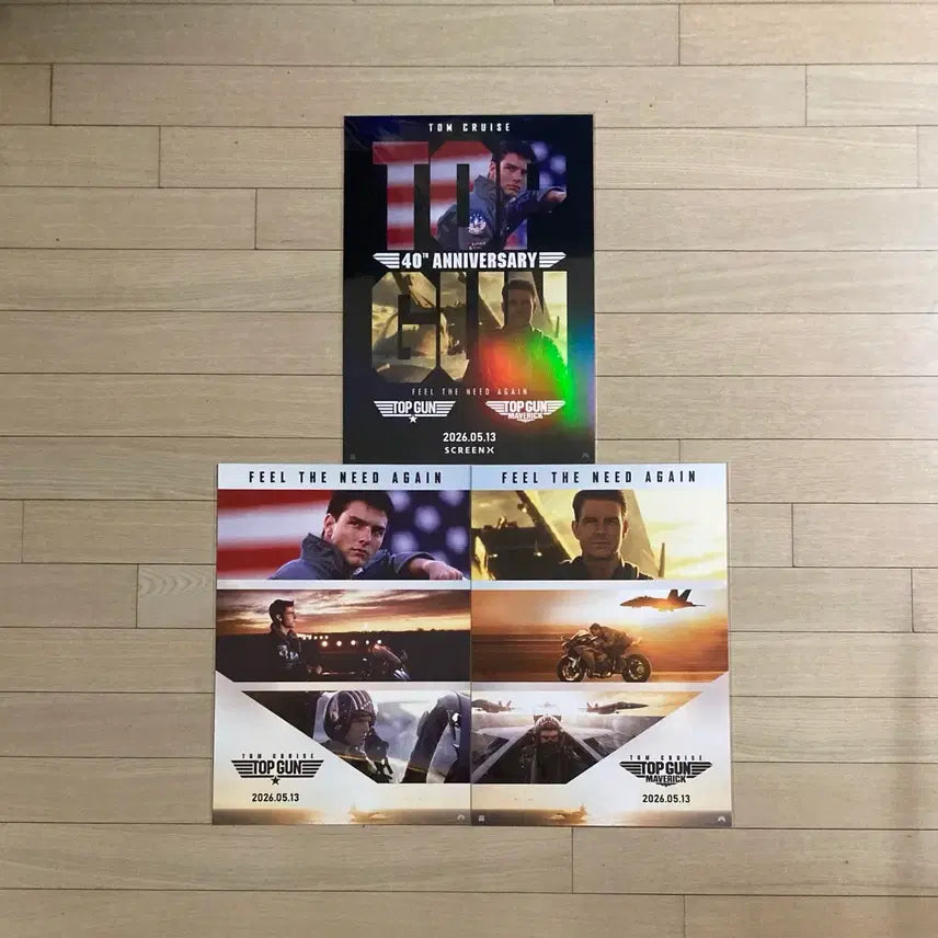 [BUNJANG] Top Gun 40th Anniversary Combo Poster / [탑건/탑건: 매버릭] 윙맨/40주년 기념 콤보 포스터