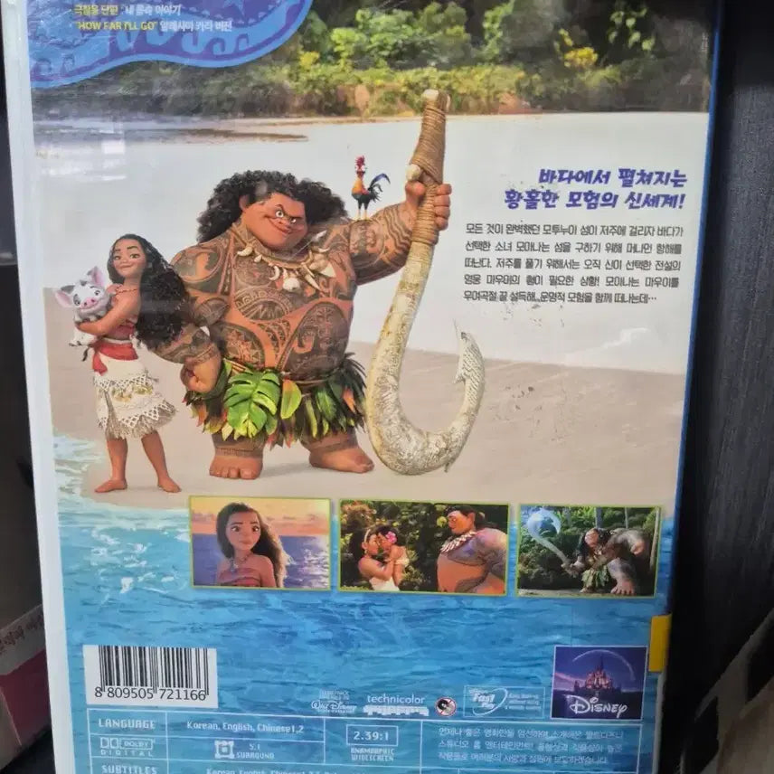 [BUNJANG] Disney Moana DVD / 디즈니 모아나 DVD