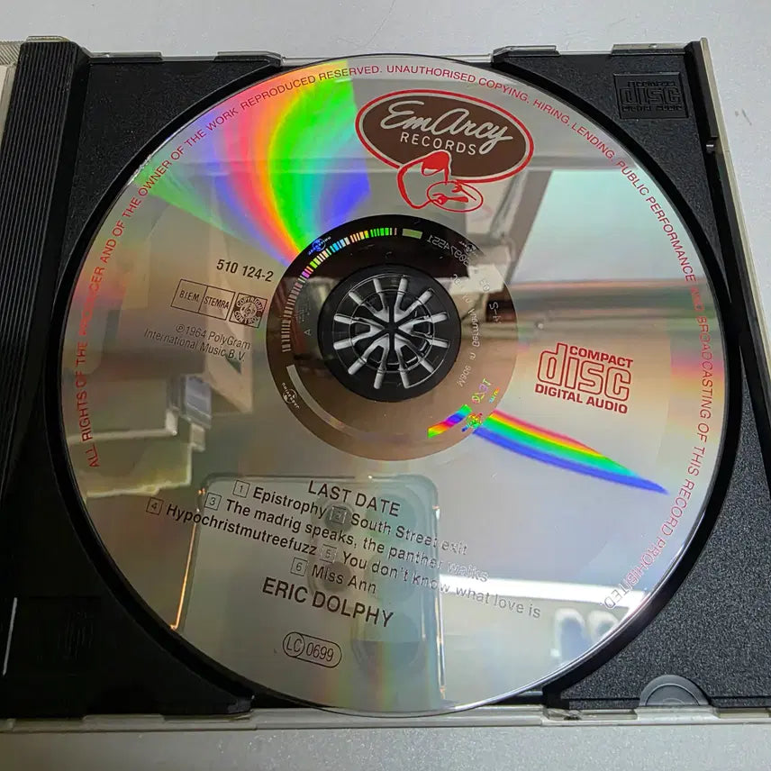 [BUNJANG] Eric Dolphy Last Date CD / Eric Dolphy - Last Date 에릭 돌피