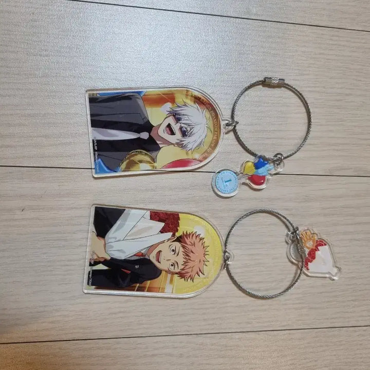 [BUNJANG] Jujutsu Kaisen Gojo Satoru &amp; Itadori Yuji Phantom Parade Acrylic Wire Keychain Set / (마지막가격내림) 고죠 유지 팬텀퍼레이드 아크릴 와이어 키링