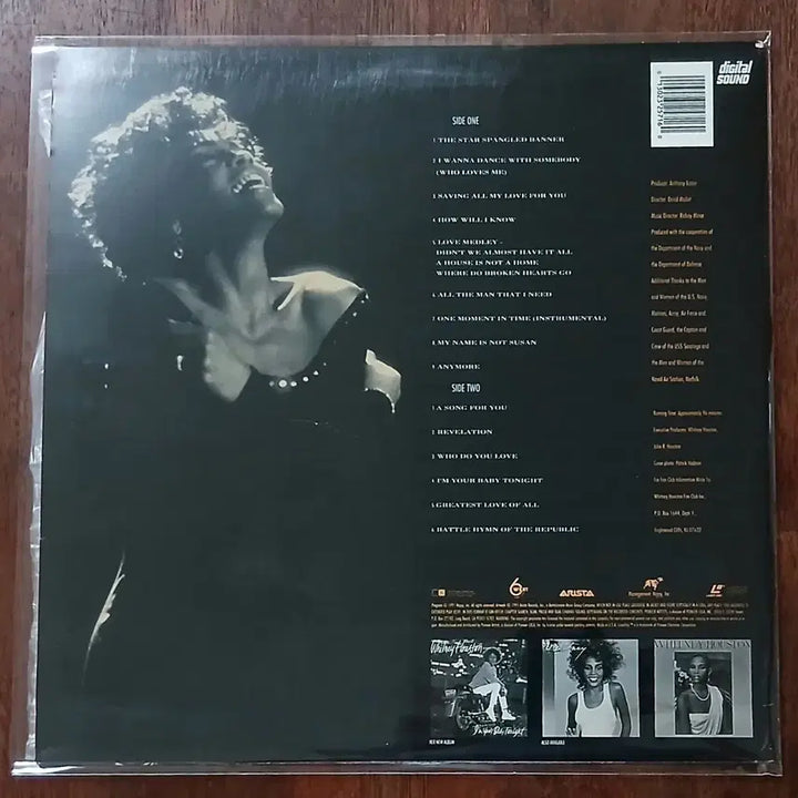 [BUNJANG] Whitney Houston Live LaserDisc / 휘트니 휴스턴 라이브 레이저디스크