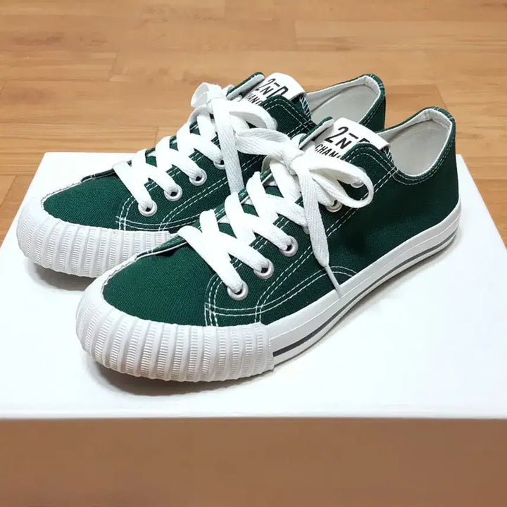 [BUNJANG] SPAO Magic Cushion Toe Cap Canvas Shoes / 새상품)슈펜 매직쿠션 토캡 남녀공용 캔버스화/단화 250-볼날씬255