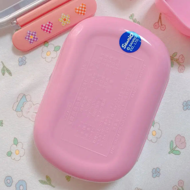 [BUNJANG] 1997 Hello Kitty Kaohana Lunch Box Storage Container / 97년도 고전 키티 카오하나 도시락 보관함 소품함