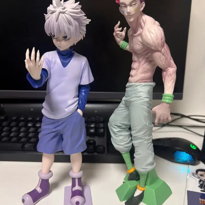 [BUNJANG] Hunter x Hunter Killua &amp; Hisoka Figure Bundle Set / 헌터헌터 키르아 히소카 피규어 일괄