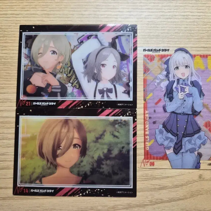 [BUNJANG] Girls Band Cry Clear Card Bundle Set / 걸즈밴드크라이 클리어 카드 일괄 판매합니다.