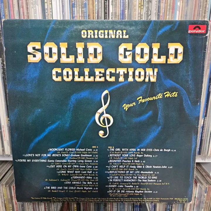 [BUNJANG] Original Solid Gold Collection Pop Songs LP Record / 골든 콜렉션 팝송모음 LP판